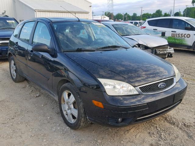 1FAHP37N77W316025 - 2007 FORD FOCUS ZX5 BLACK photo 1