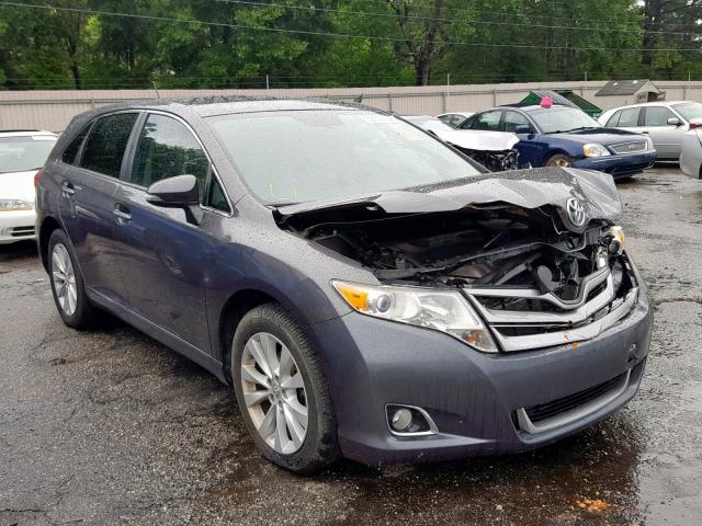 4T3ZA3BB6DU076618 - 2013 TOYOTA VENZA LE GRAY photo 1