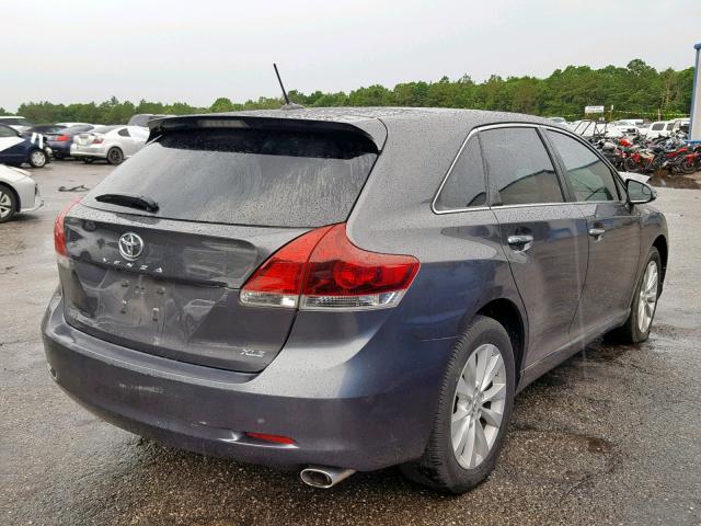 4T3ZA3BB6DU076618 - 2013 TOYOTA VENZA LE GRAY photo 4