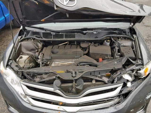 4T3ZA3BB6DU076618 - 2013 TOYOTA VENZA LE GRAY photo 7