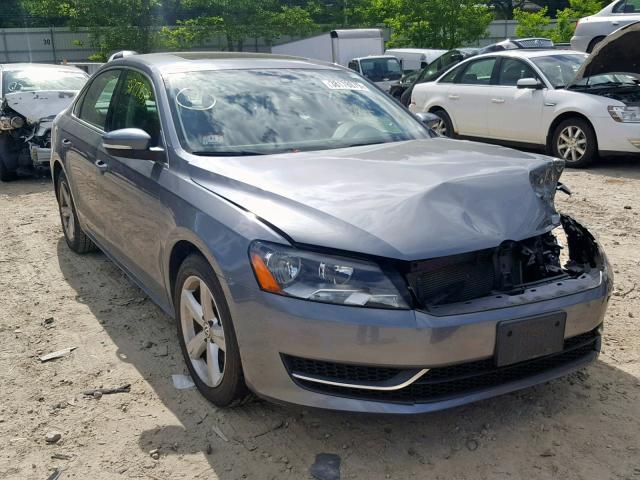 1VWBP7A30DC000216 - 2013 VOLKSWAGEN PASSAT SE GRAY photo 1