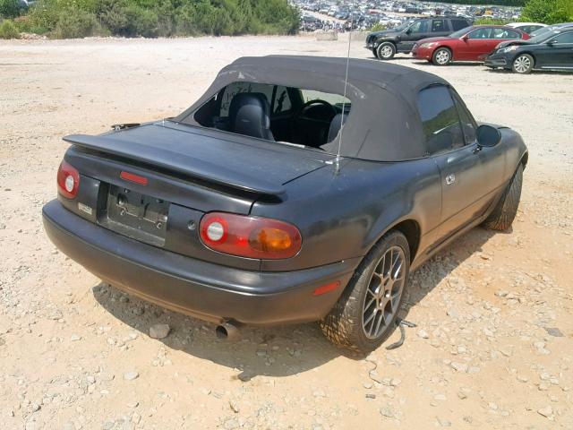 JM1NA3515M1235211 - 1991 MAZDA MX-5 MIATA BLACK photo 4