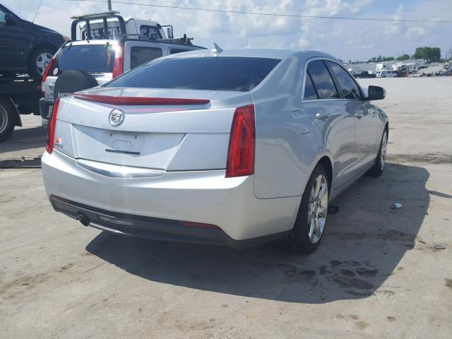 1G6AA5RA1D0124345 - 2013 CADILLAC ATS SILVER photo 4