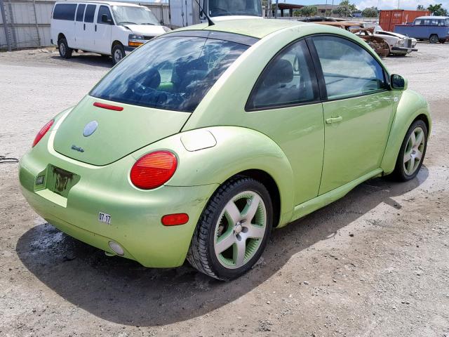 3VWCD21C93M417475 - 2003 VOLKSWAGEN NEW BEETLE მწვანე ფოტო 4
