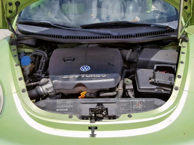 3VWCD21C93M417475 - 2003 VOLKSWAGEN NEW BEETLE მწვანე ფოტო 7