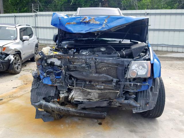 5N1AN0NU3EN814716 - 2014 NISSAN XTERRA X BLUE photo 9