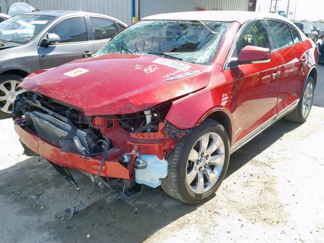 1G4GD5E39CF344619 - 2012 BUICK LACROSSE P RED photo 2