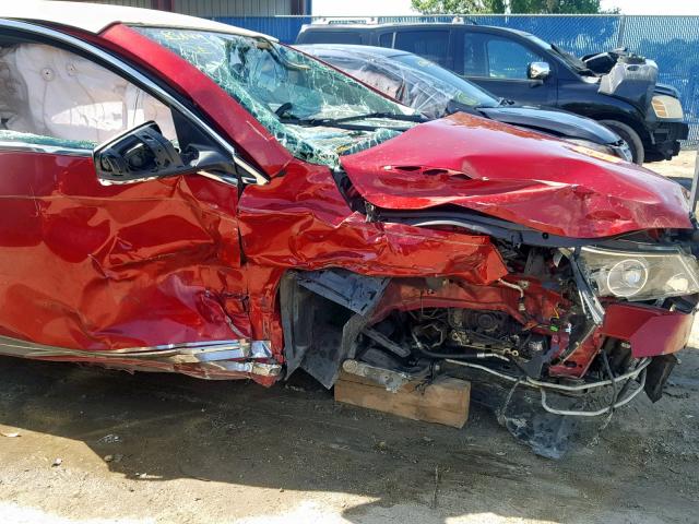 1G4GD5E39CF344619 - 2012 BUICK LACROSSE P RED photo 9