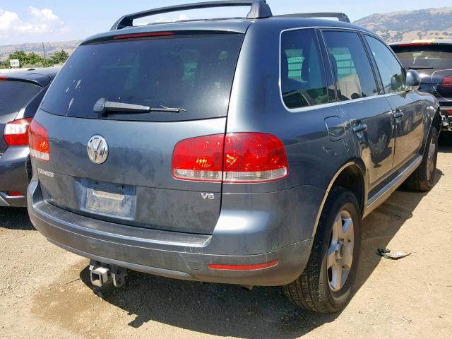 WVGBC67L84D010515 - 2004 VOLKSWAGEN TOUAREG 3. BLUE photo 4