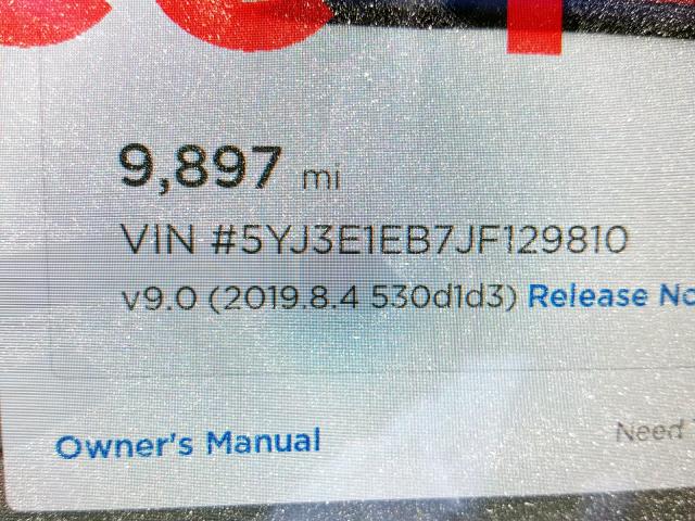 5YJ3E1EB7JF129810 - 2018 TESLA MODEL 3 RED photo 8