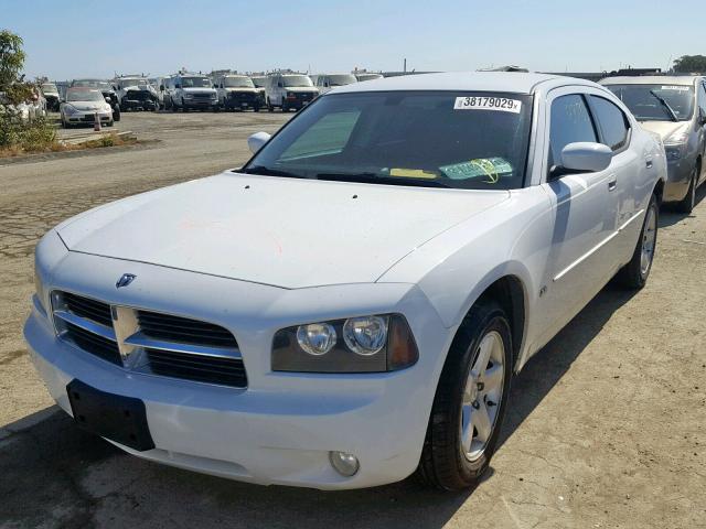 2B3CA3CV2AH259025 - 2010 DODGE CHARGER SX WHITE photo 2