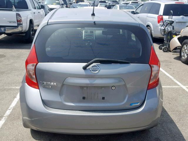 3N1CE2CP1EL433780 - 2014 NISSAN VERSA NOTE SILVER photo 9