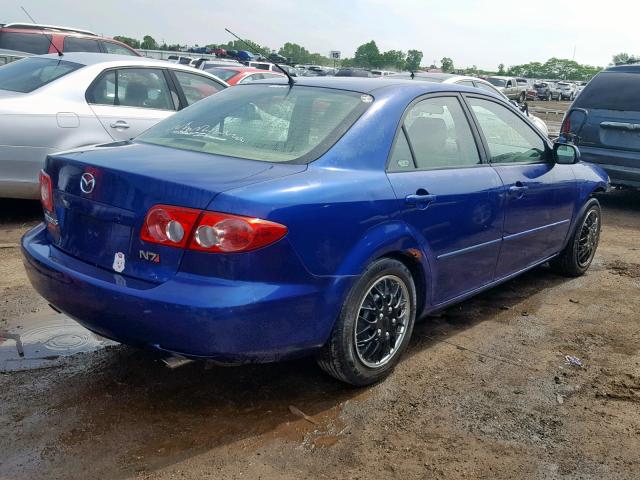 1YVFP80C655M64512 - 2005 MAZDA 6 I BLUE photo 4