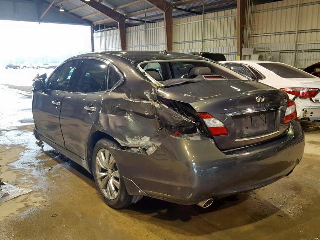 JN1BY1AP6DM510454 - 2013 INFINITI M37 GRAY photo 3