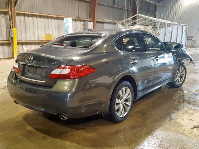 JN1BY1AP6DM510454 - 2013 INFINITI M37 GRAY photo 4