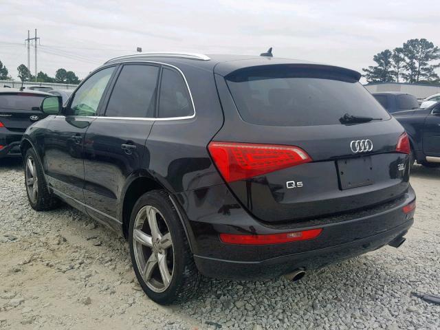 WA1VKAFP7AA014302 - 2010 AUDI Q5 PRESTIG BLACK photo 3