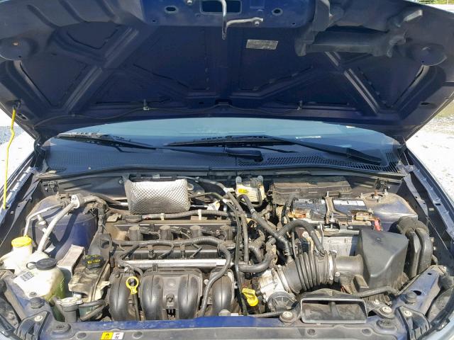 1FAHP33N19W262620 - 2009 FORD FOCUS SES BLUE photo 7