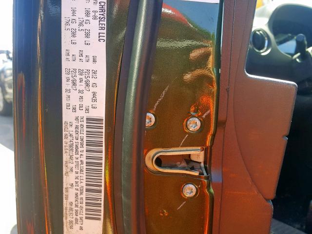 1J4FT47B69D134012 - 2009 JEEP COMPASS SP 绿色 照片 10