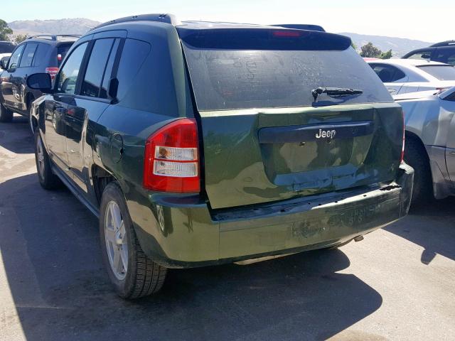 1J4FT47B69D134012 - 2009 JEEP COMPASS SP 绿色 照片 3