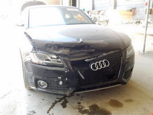 WAURV78T79A034845 - 2009 AUDI S5 QUATTRO BLACK photo 9