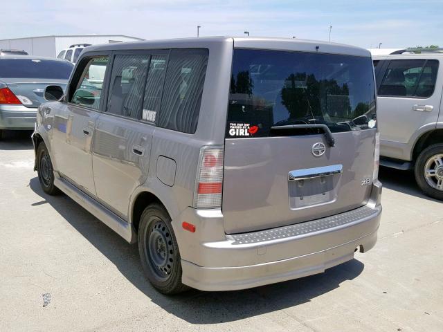 JTLKT324550176264 - 2005 TOYOTA SCION XB 灰色 照片 3