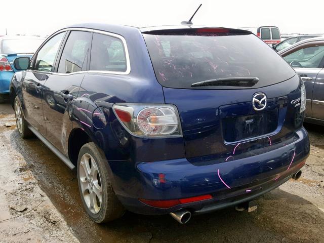 JM3ER4W32A0344359 - 2010 MAZDA CX-7 BLUE photo 3