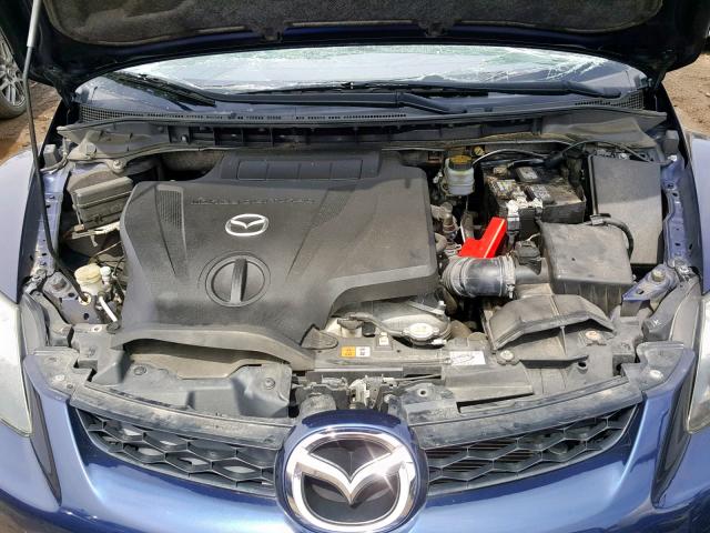 JM3ER4W32A0344359 - 2010 MAZDA CX-7 BLUE photo 7