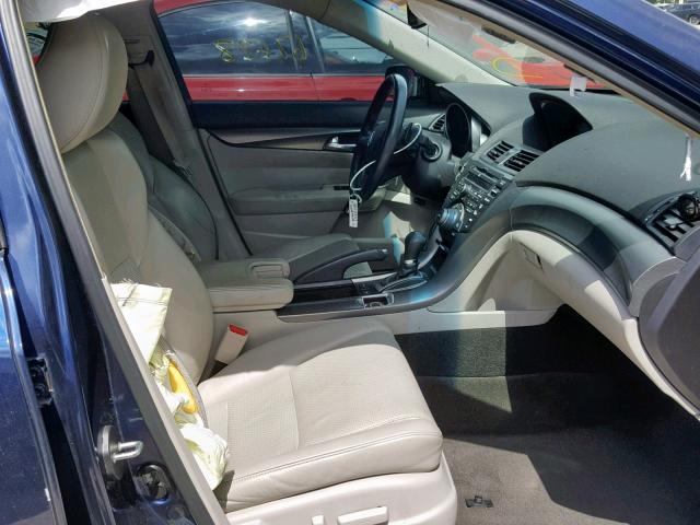 19UUA8F51DA009212 - 2013 ACURA TL TECH BLUE photo 5