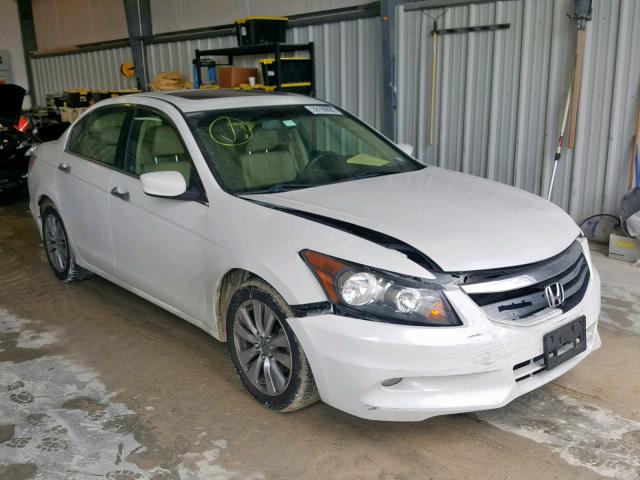 1HGCP3F87CA010970 - 2012 HONDA ACCORD EXL WHITE photo 1