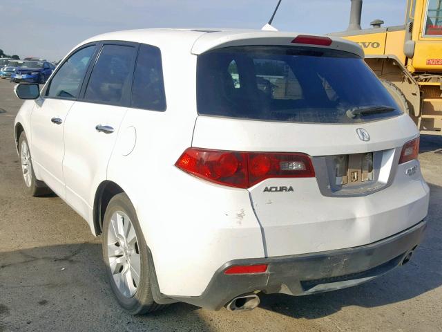 5J8TB2H23CA001913 - 2012 ACURA RDX WHITE photo 3