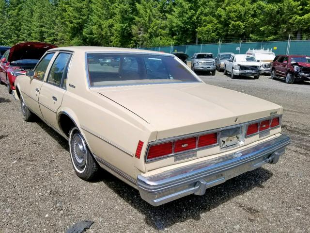 1N69G9C128971 - 1979 CHEVROLET CAPRICE BEIGE photo 3