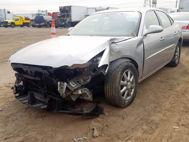 2G4WD582281165545 - 2008 BUICK LACROSSE C SILVER photo 2