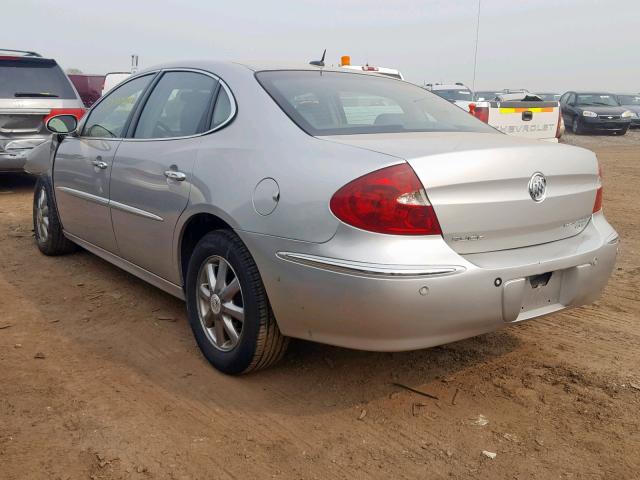 2G4WD582281165545 - 2008 BUICK LACROSSE C SILVER photo 3