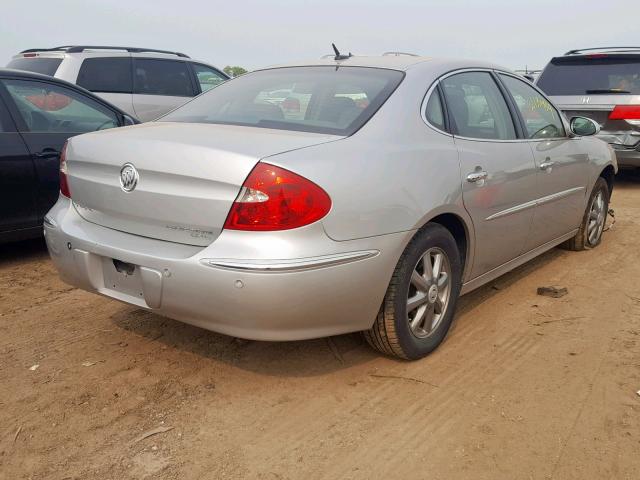 2G4WD582281165545 - 2008 BUICK LACROSSE C SILVER photo 4