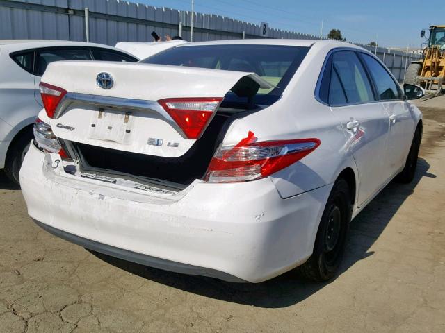 4T1BD1FK7GU177123 - 2016 TOYOTA CAMRY HYBR WHITE photo 4