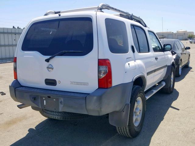 5N1ED28T83C679602 - 2003 NISSAN XTERRA XE WHITE photo 4