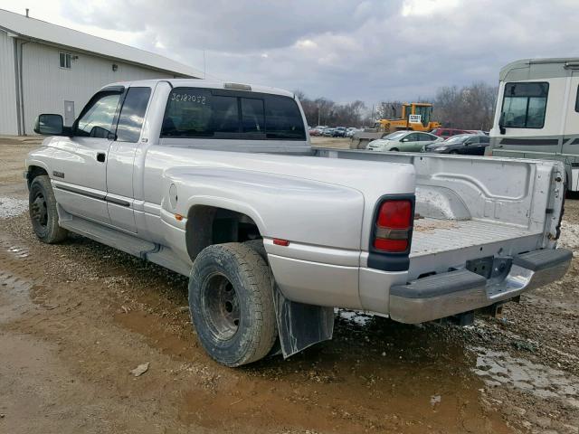 1B7MC33601J517188 - 2001 DODGE RAM 3500 SILVER photo 3