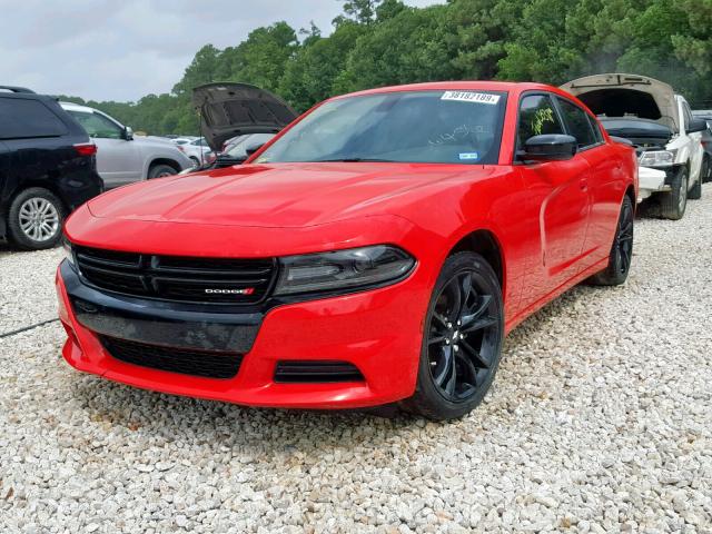 2C3CDXBG3JH336456 - 2018 DODGE CHARGER SX ORANGE photo 2