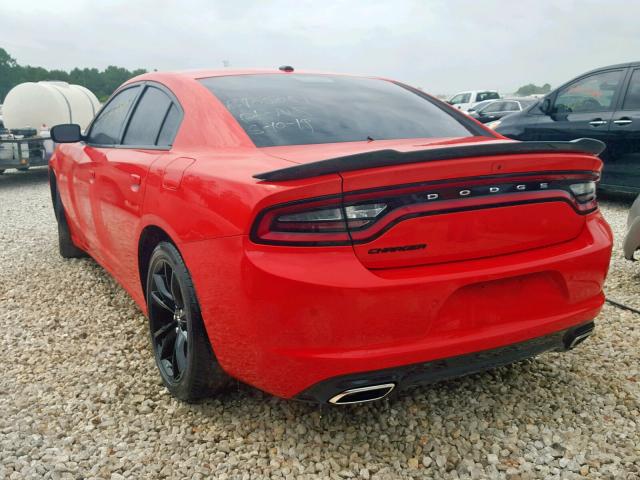 2C3CDXBG3JH336456 - 2018 DODGE CHARGER SX ORANGE photo 3