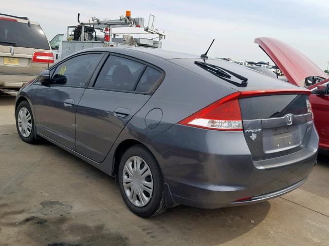 JHMZE2H56BS001678 - 2011 HONDA INSIGHT LX GRAY photo 3