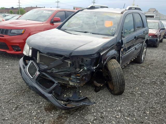 2CKDL33F586066257 - 2008 PONTIAC TORRENT BLACK photo 2