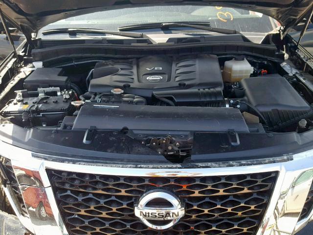 JN8AY2ND9H9002796 - 2017 NISSAN ARMADA SV BLACK photo 7