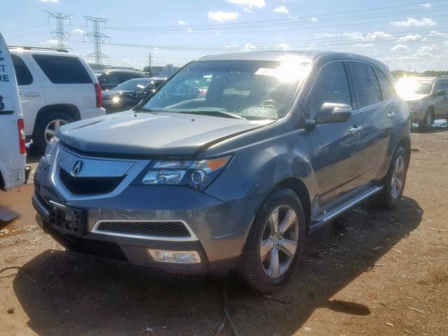 2HNYD2H21CH522008 - 2012 ACURA MDX GRAY photo 2