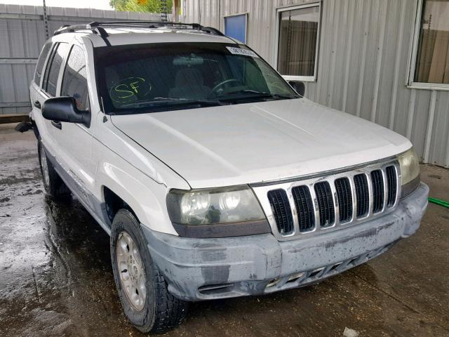 1J4GX48S01C592999 - 2001 JEEP GRAND CHER WHITE photo 1