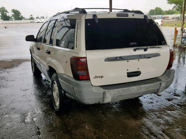 1J4GX48S01C592999 - 2001 JEEP GRAND CHER WHITE photo 3