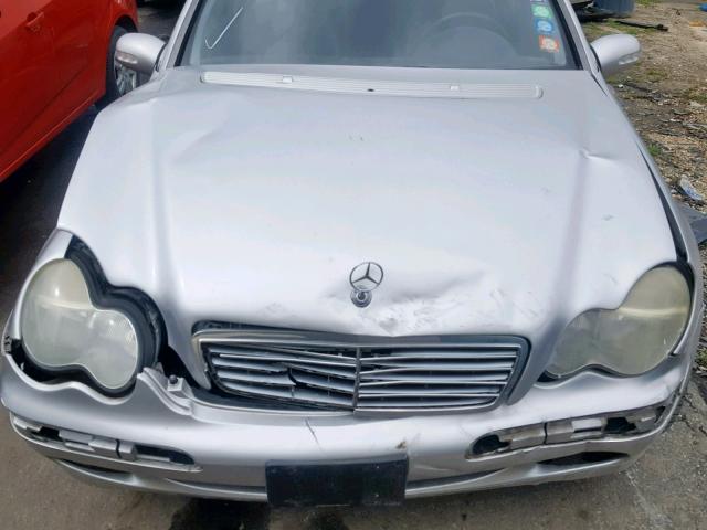 WDBRH64J62F170397 - 2002 MERCEDES-BENZ C 320 SILVER photo 7