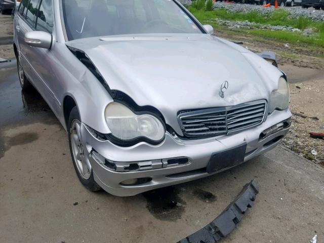 WDBRH64J62F170397 - 2002 MERCEDES-BENZ C 320 SILVER photo 9