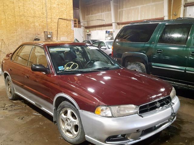 4S3BD4352X7260929 - 1999 SUBARU LEGACY L MAROON photo 1