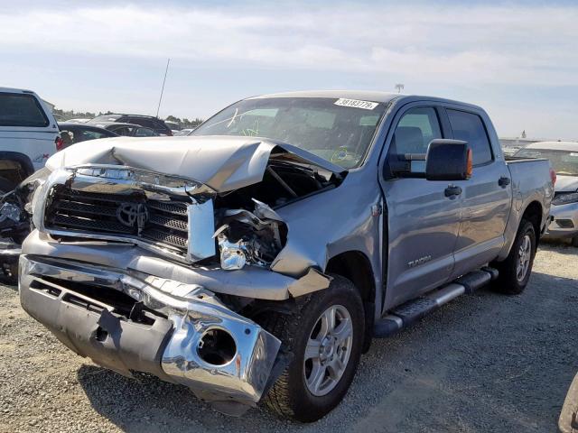 5TBDV54127S466838 - 2007 TOYOTA TUNDRA CRE SILVER photo 2