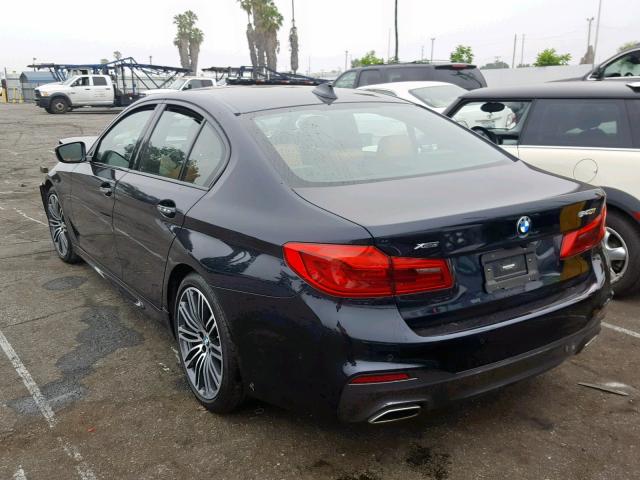 WBAJE7C50JWA03694 - 2018 BMW 540 XI BLUE photo 3